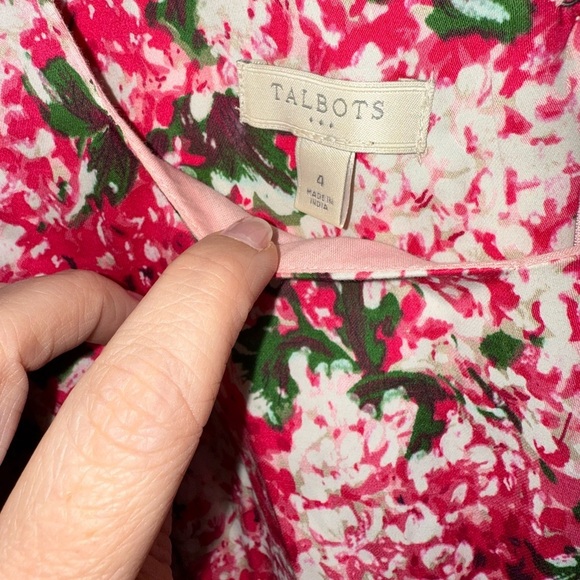 Talbots • Floral Fit and Flare Midi Dress - Picture 10 of 10